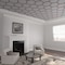 Ekena Millwork 40 12W x 23 38H x 14T Small Westmore Decorative Fretwork Wood Ceiling Panels, Walnut CELW41X23X0250WSTWA - alternate 1